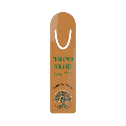 Bookmark — "Thank You for Just Being There" Metal Sympathy Keepsake